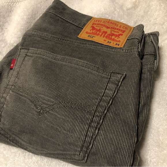 Levi’s 512 Corduroys in Grey 32 x 34 - Picture 6 of 6